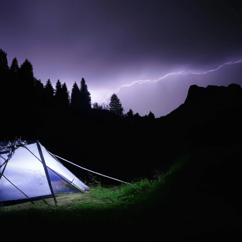 unforseen challenge when outdoor camping