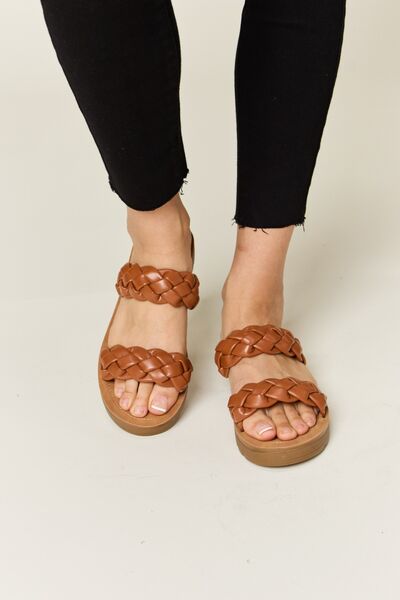 Wild Diva Dual Band Platform Sandals