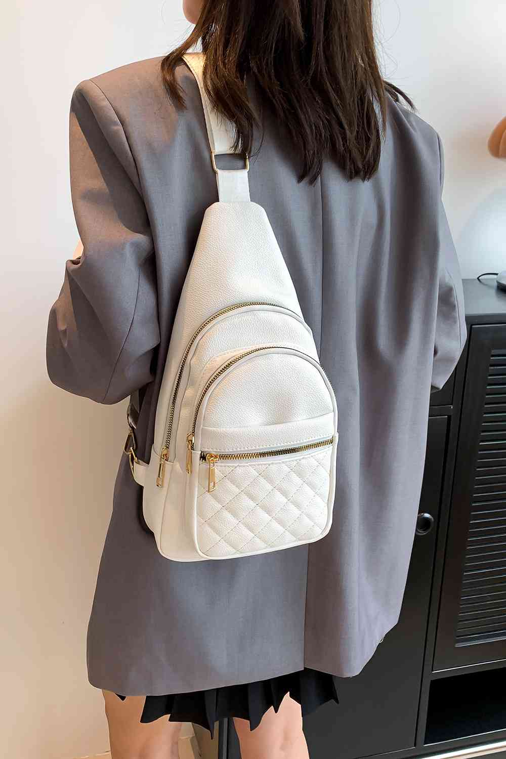 Luxe Quilted Sling Bag