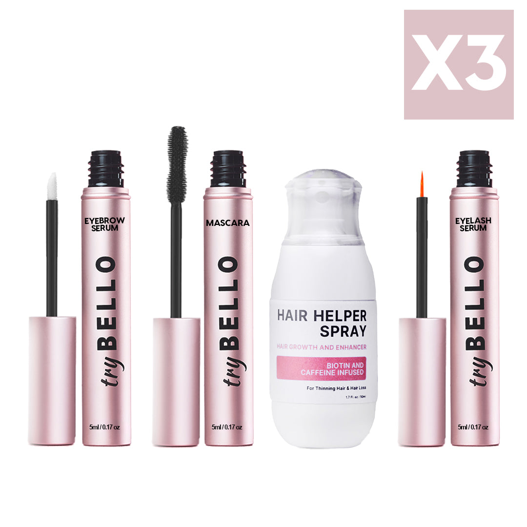 Lash-Brow-Hair-Mascara 4-in-One Bundle