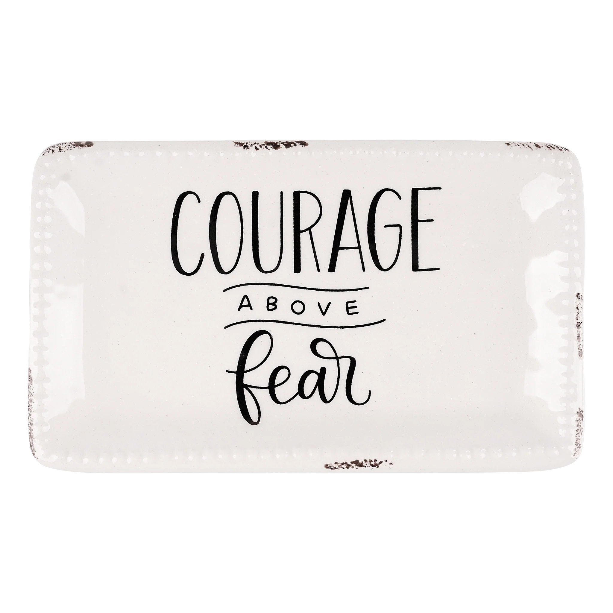 Courage Above Fear Trinket Tray