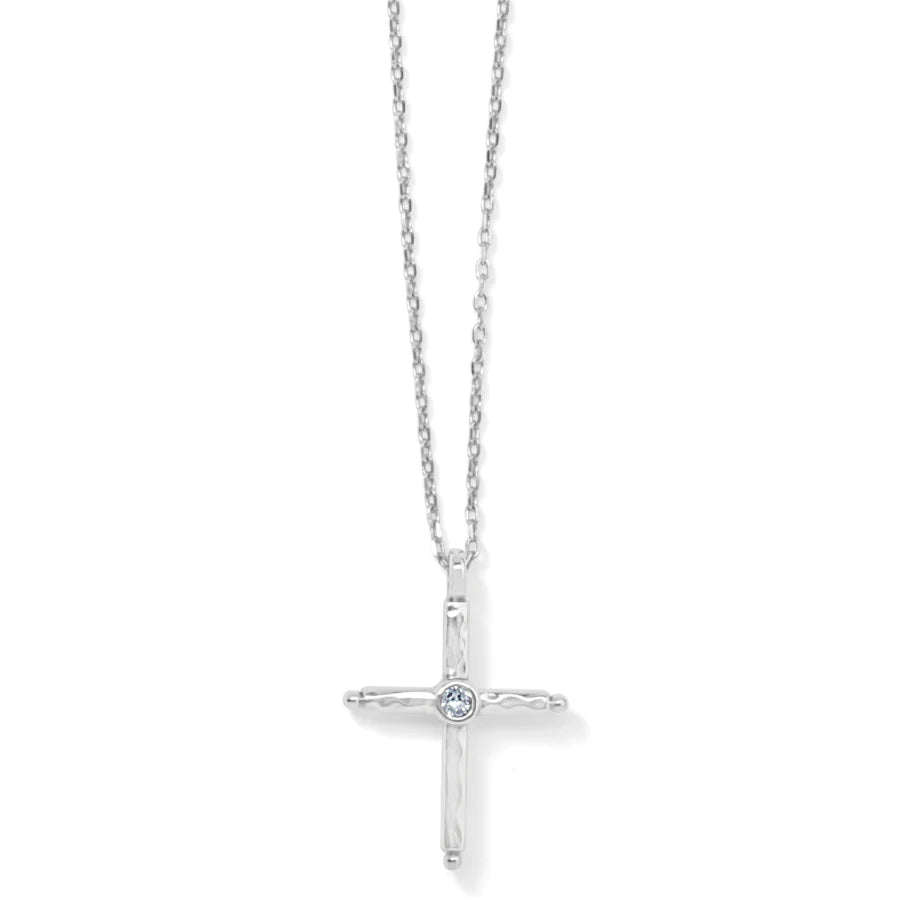 Brighton Color Drops Cross Necklace