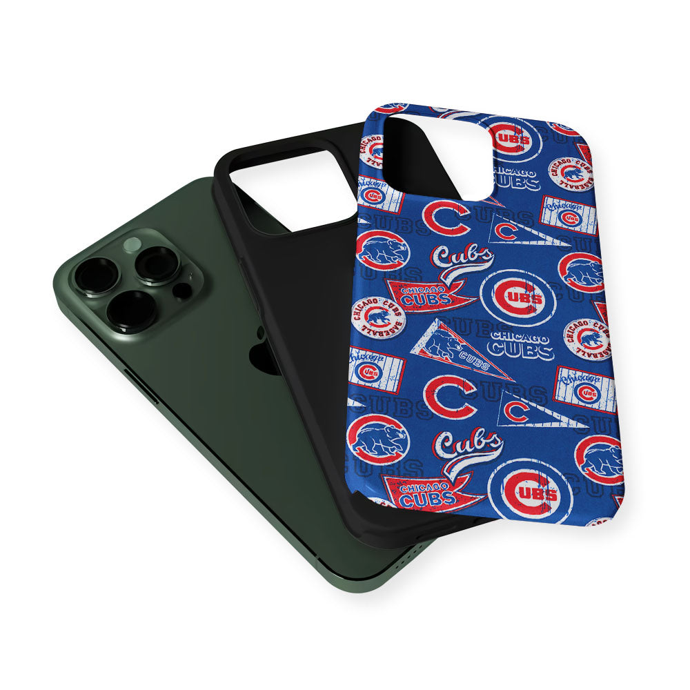 Chicago Cubs Retro 2 in 1 Tough Phone Case