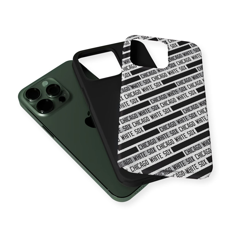 Chicago White Sox Pattern 2 in 1 Tough Phone Case