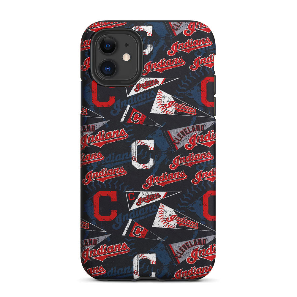 Cleveland Guardians Pattern 2 in 1 Tough Phone Case