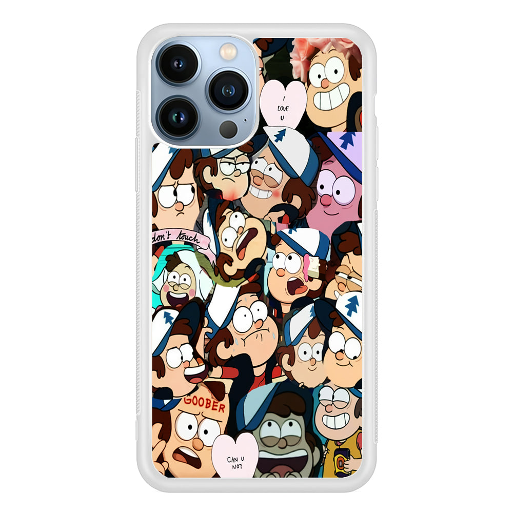 Dipper Gravity Falls Collection 2D Rubber Phone Case