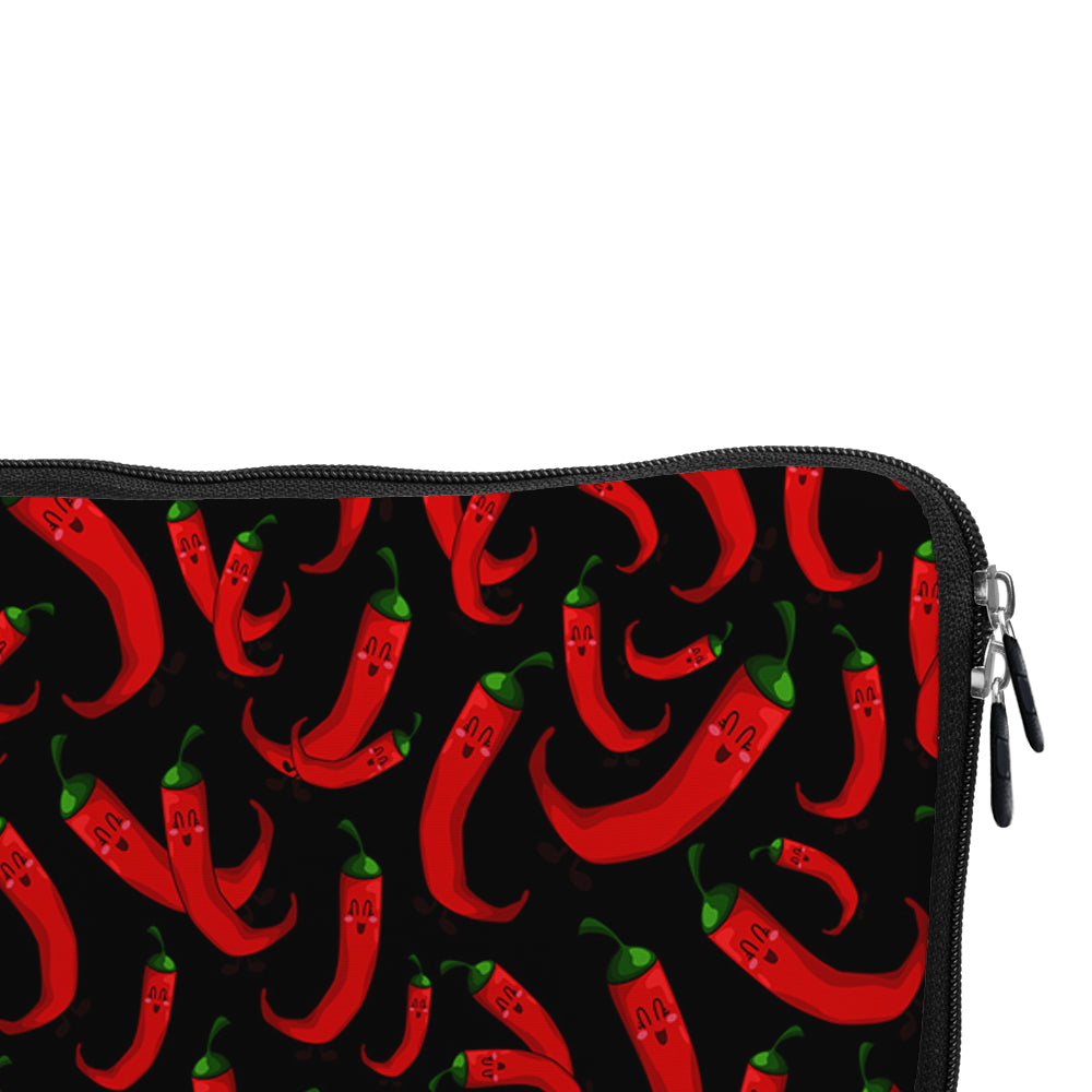 Hot Red Chili Smile Laptop Sleeve Protective Cover