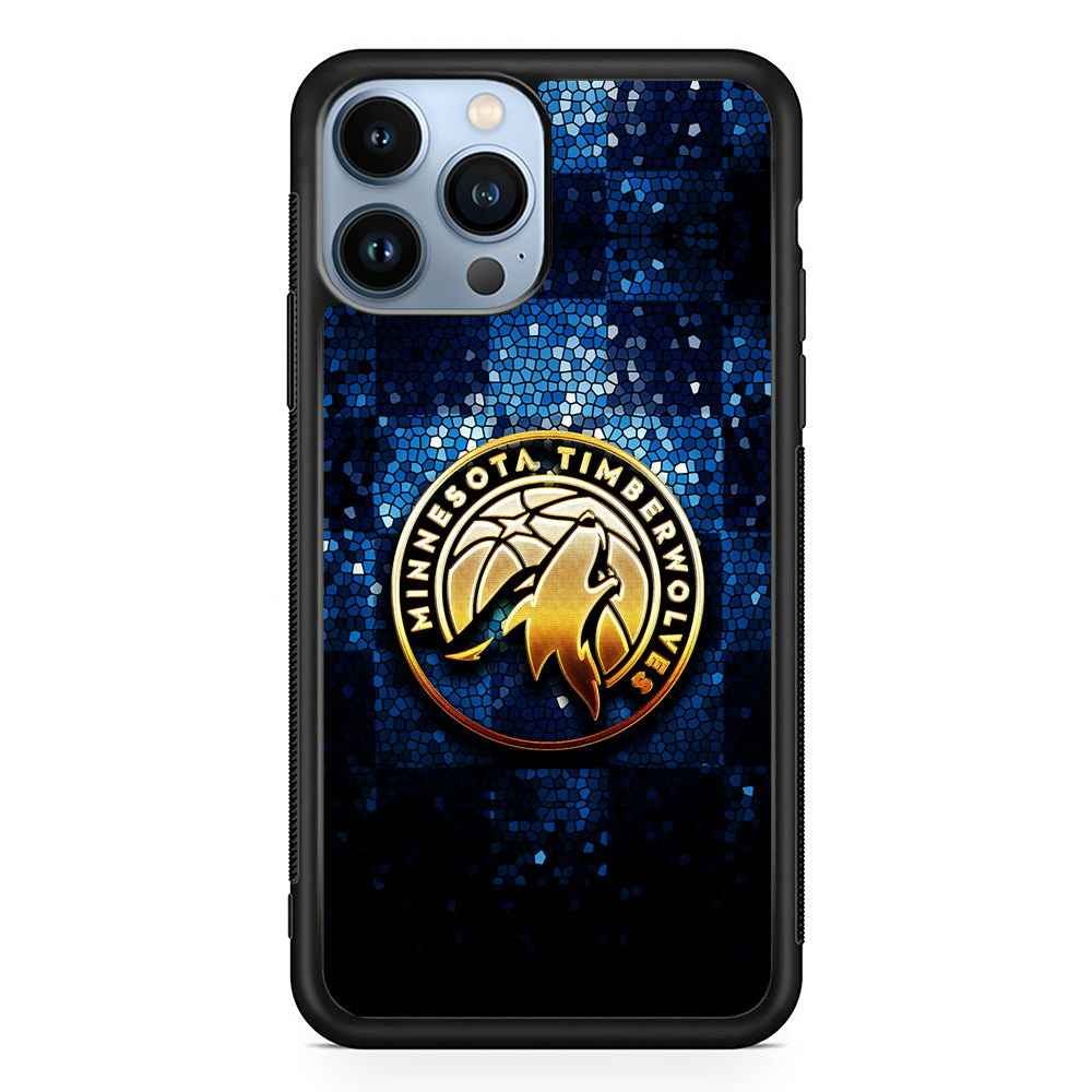 Minnesota Timberwolves Gold 2D Rubber Phone Case