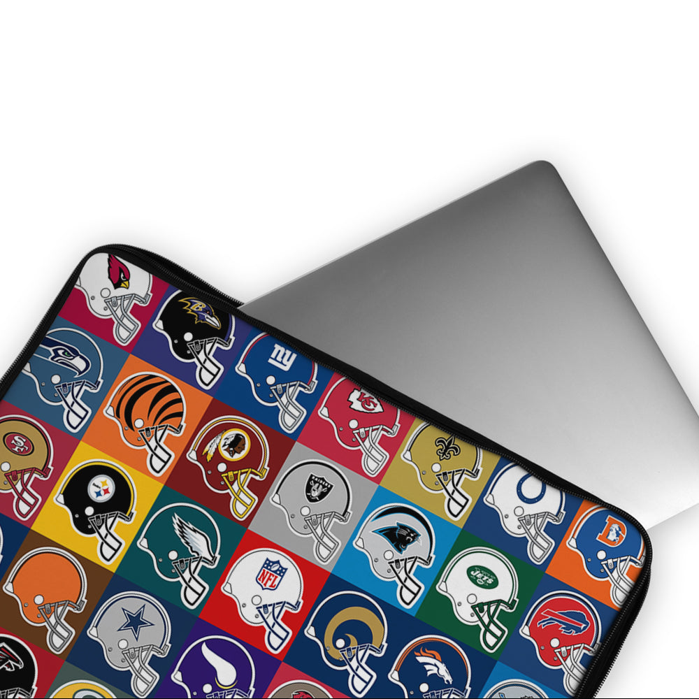 NFL Logo Helm Team Laptop Sleeve Protective Cover