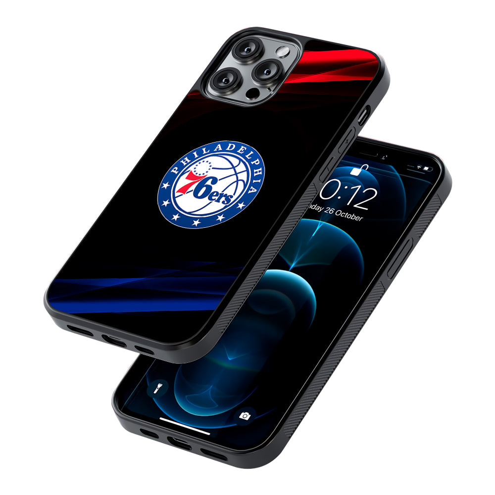 Philadelphia 76ers Logo 2D Rubber Phone Case