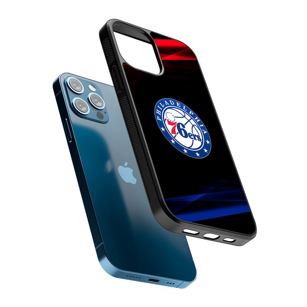 Philadelphia 76ers Logo 2D Rubber Phone Case