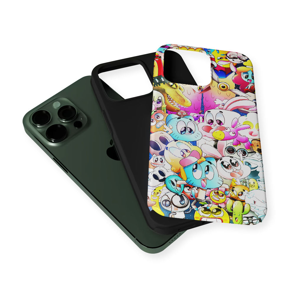 The Amazing World of Gumball Character 2 in 1 Tough Phone Case