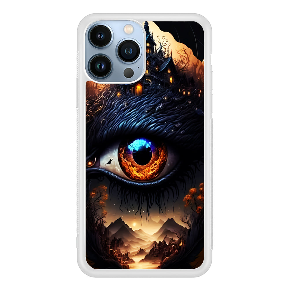The Eye of Sauron Fantasy Art 2D Rubber Phone Case