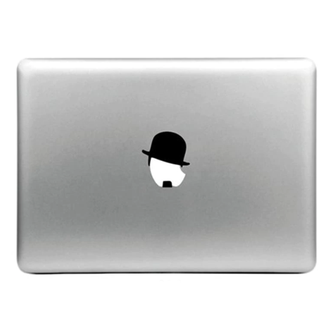 Charlie Chaplin Sticker for Apple MacBook