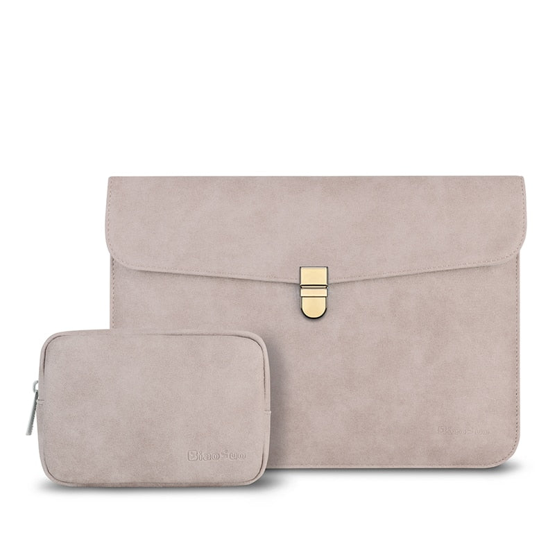 Eliza Leather Laptop Sleeve Set