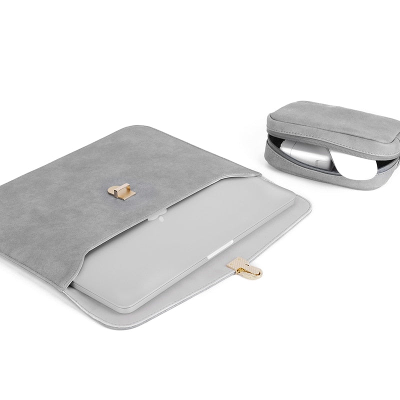 Eliza Leather Laptop Sleeve Set