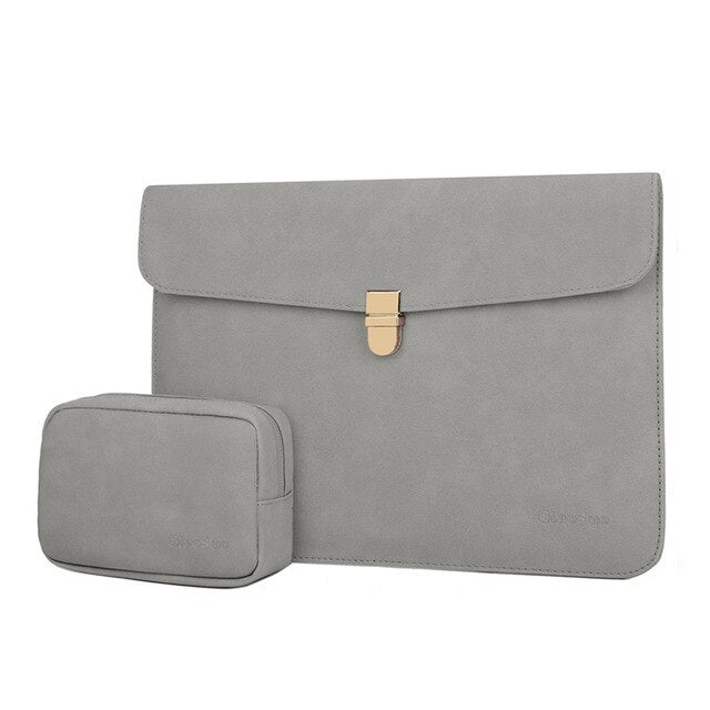 Eliza Leather Laptop Sleeve Set