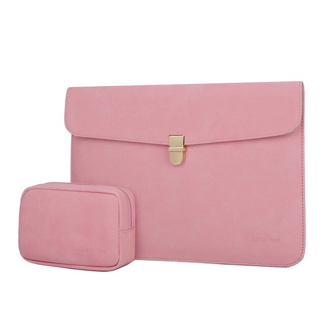 Eliza Leather Laptop Sleeve Set