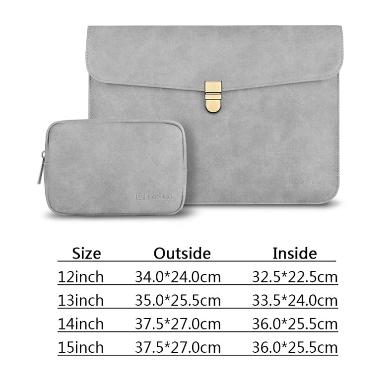 Eliza Leather Laptop Sleeve Set