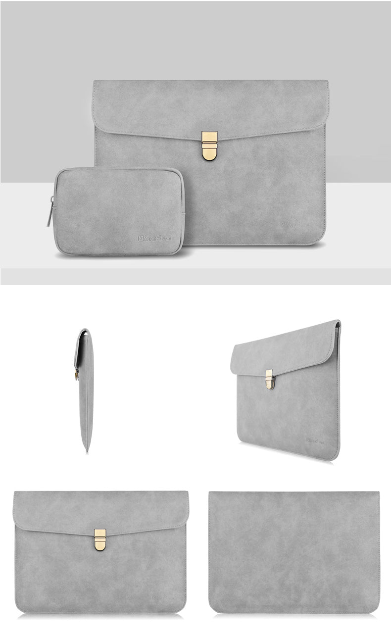 Eliza Leather Laptop Sleeve Set