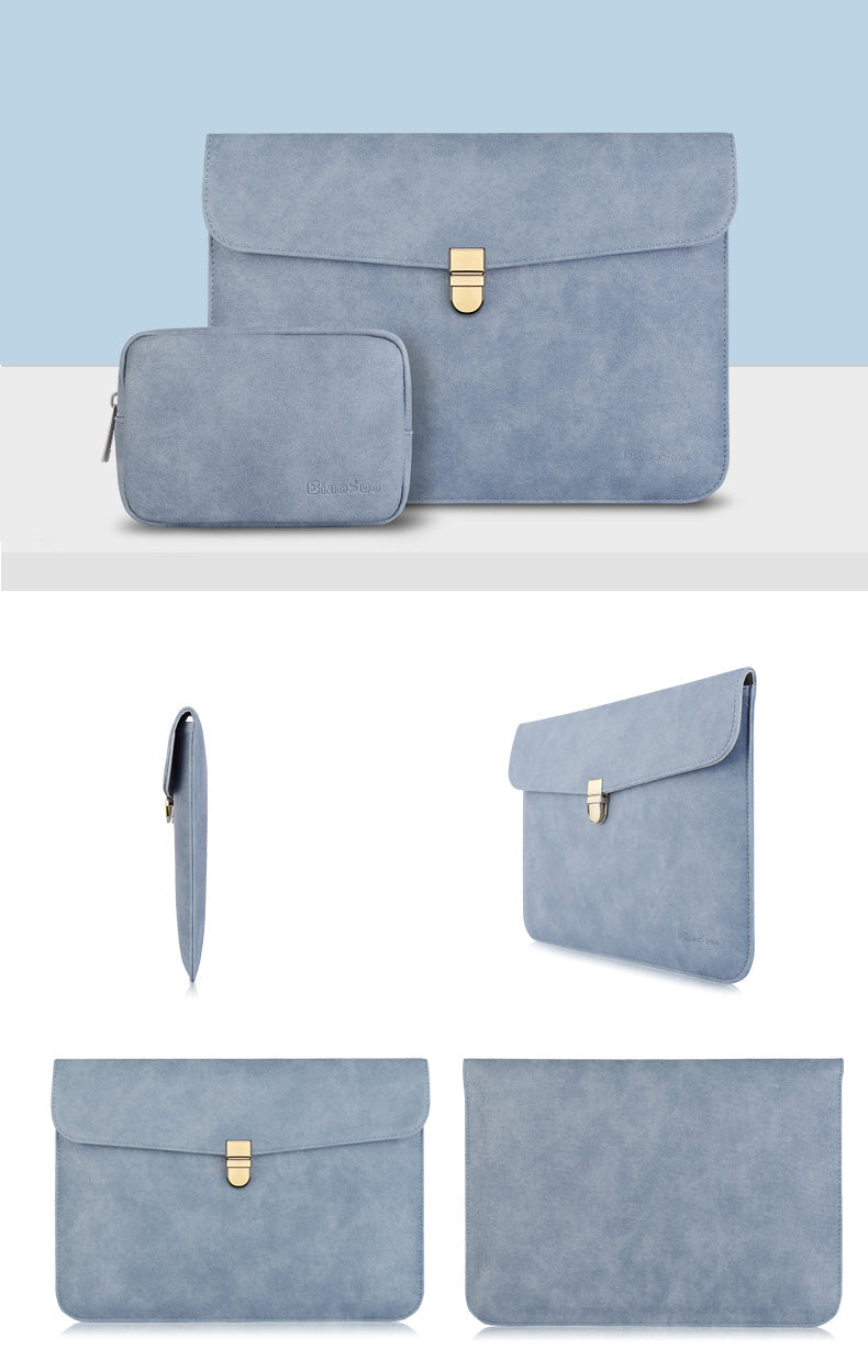 Eliza Leather Laptop Sleeve Set