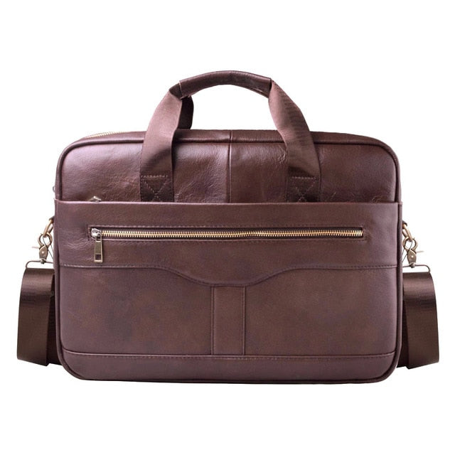 The Explorer Leather Laptop Briefcase