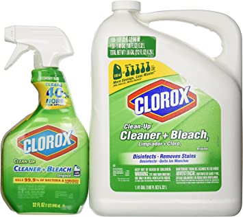 Clorox Cleaner Spray/Bleach and Refill Combo, 212 Fluid Ounce