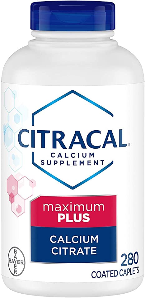 Citracal Maximum Plus Calcium Citrate Caplets Plus D3 (280 Count)