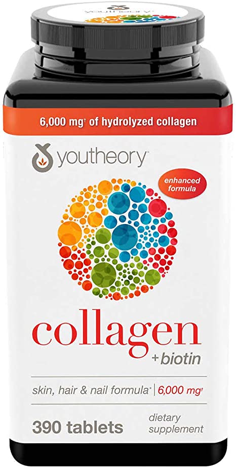 youtheory Collagen Advanced Formula 4Pack (390 Tablets )