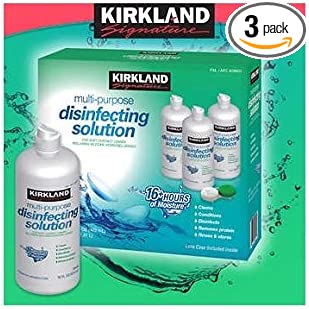 kirkland Signature Multi Puropse Disinfecting Solution. 3X 16 OZ by Kirkland Signature