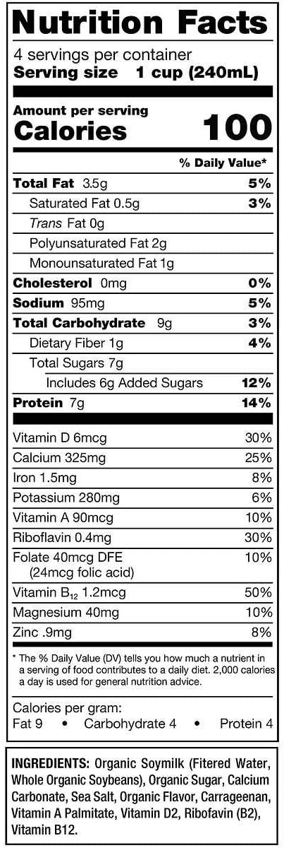 Kirkland Signature Organic Non-Dairy Vanilla Soy Beverage Cartons: 12 ct. (32 fl. oz)