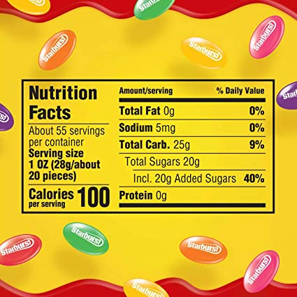 Starburst Jelly Beans Original Fruit Flavors Pantry-Size, 54 Ounce