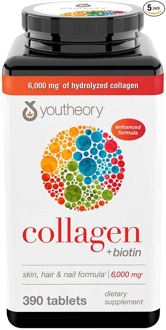 youtheory Collagen Advanced Formula 5Pack (390 Tablets )