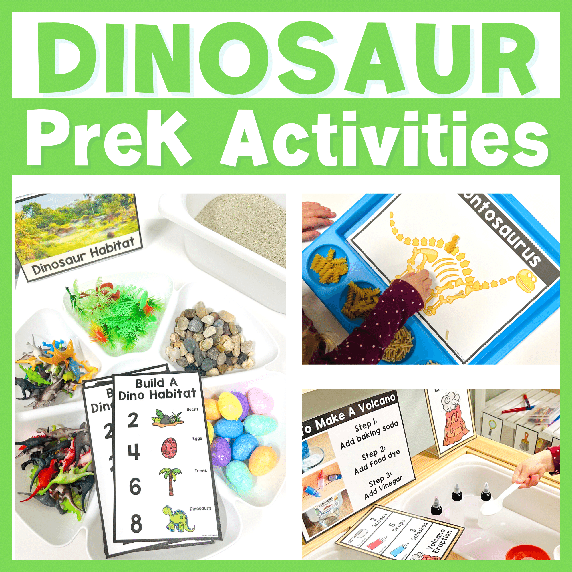 Dinosaur Activities Preschool Weekly Themed Curriculum