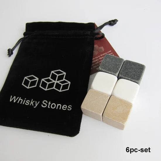 Drixon 100% Natural Whiskey Stones Sipping Dry Ice Cube Whisky Stone Whisky Rock Cooler Wedding Gift Favor Christmas Bar