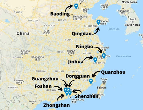 Las ciudades que fabrican la decoración del hogar en China