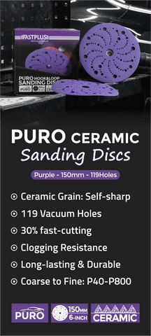 150mm schleifscheiben PURO Mehrloch orange cubitron schleifscheiben multihole Disques Abrasifs fastplus