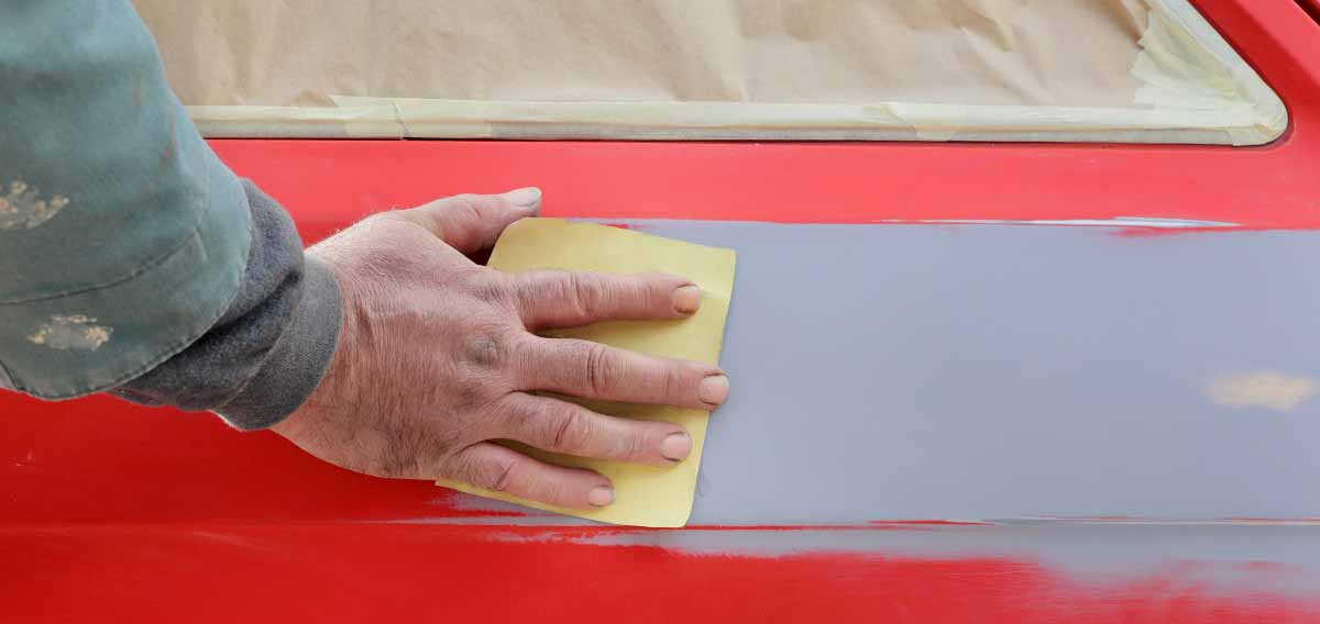 Schleifpapier für Autolack