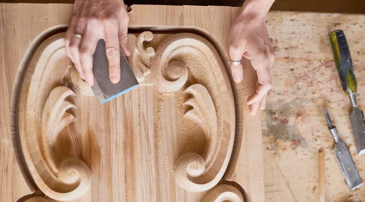 Schleifpapier für Holzarbeiten