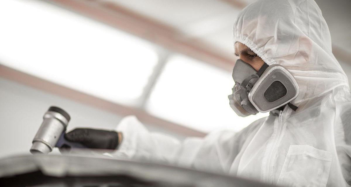 Sicherheitsausrüstung für die Autolackierung