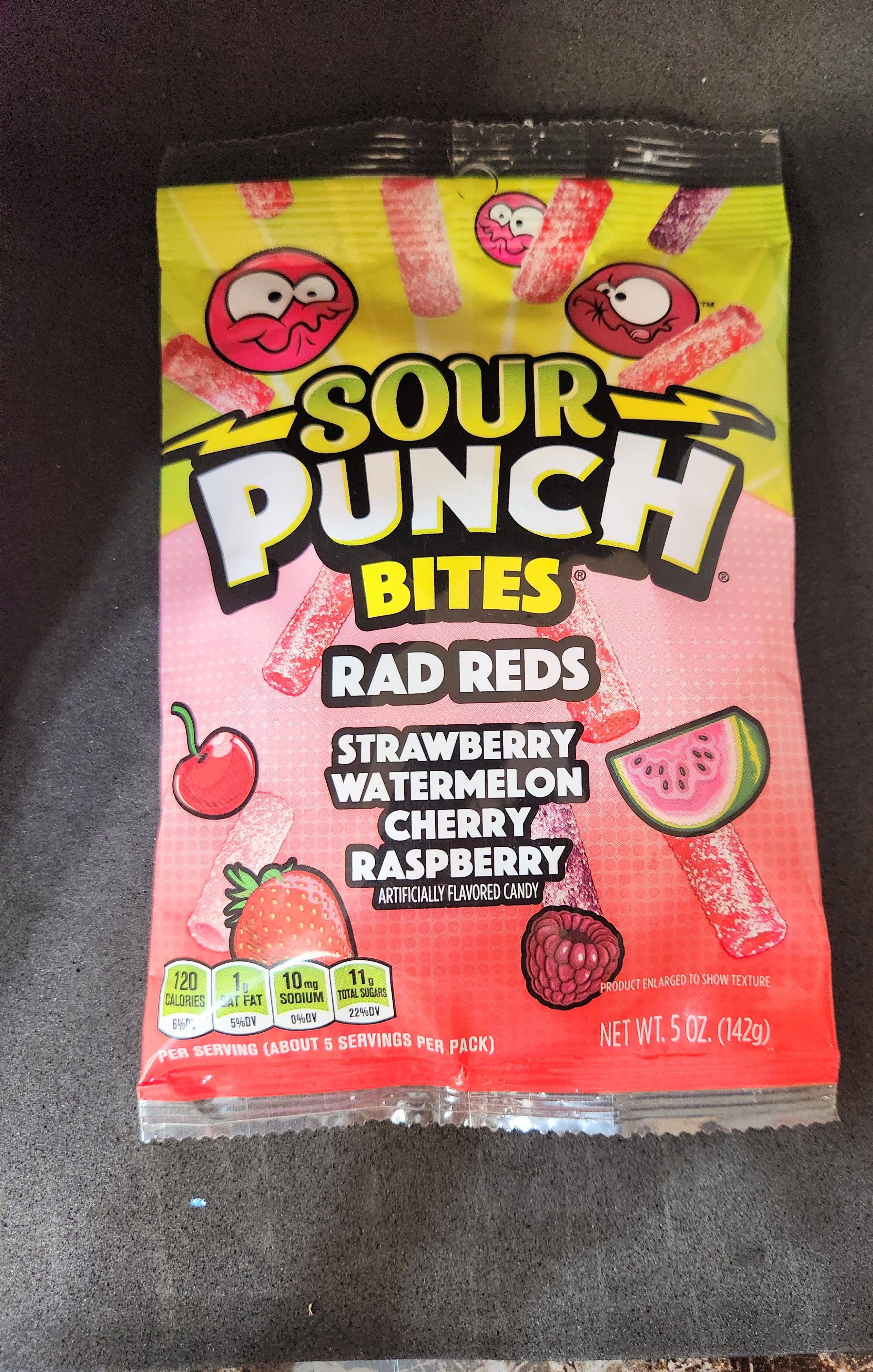 Sour Punch Bites Rad Reds 5oz