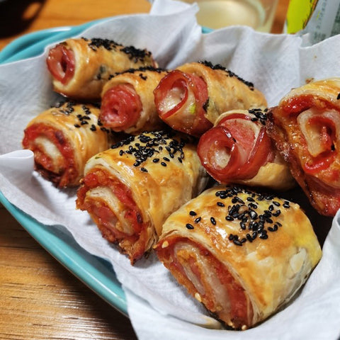 taco bacon rolls