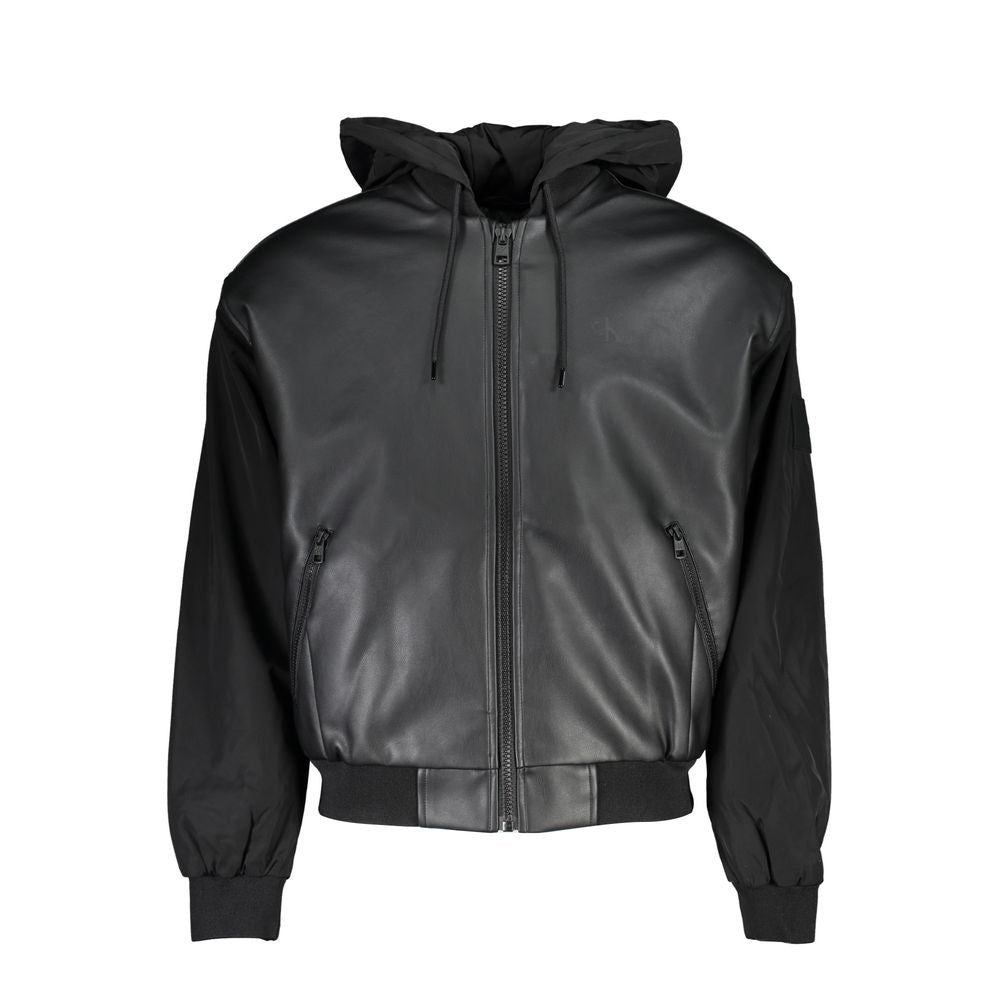 Calvin Klein Black Polyethylene Jackets & Coat