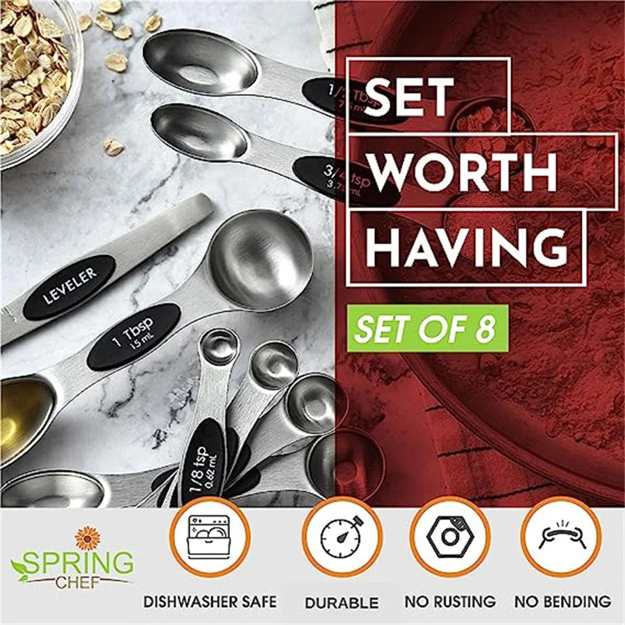 Magnetic Nesting Measuring Spoon Set