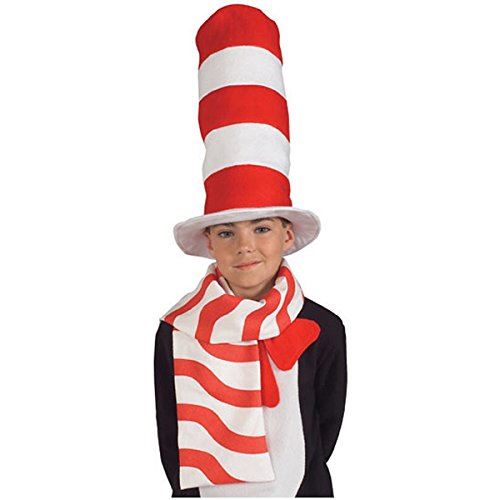 Scarf - Cat in the Hat - Dr. Seuss - Christmas - Costume Accessory - Child Teen