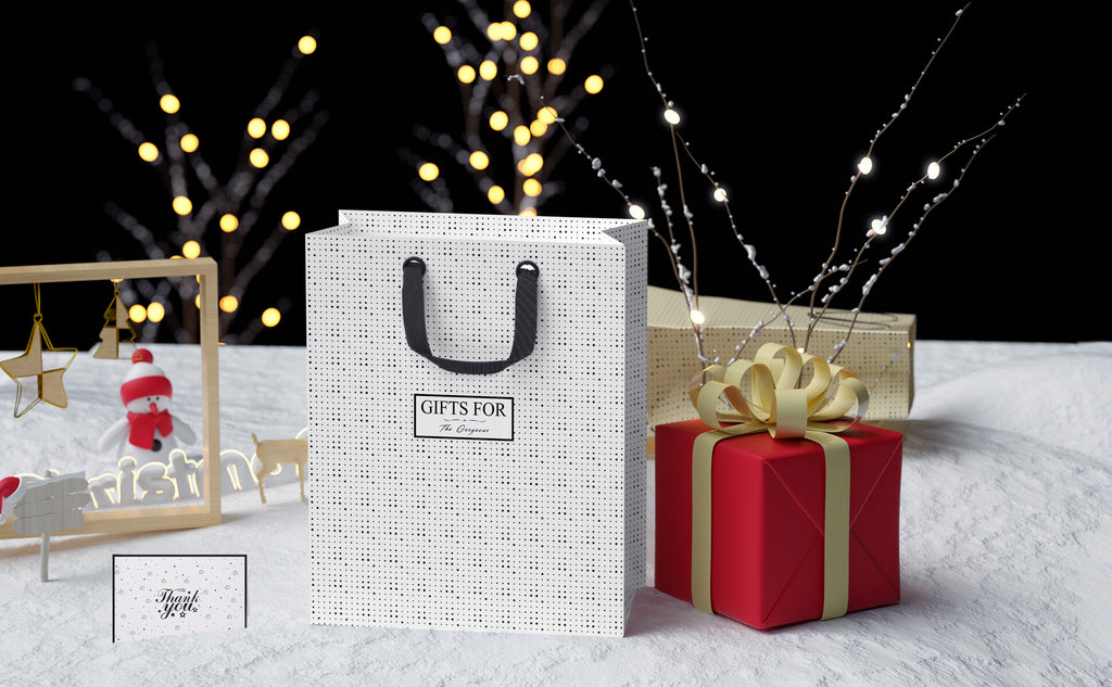 weiße Geschenkbox-Verpackungsserie