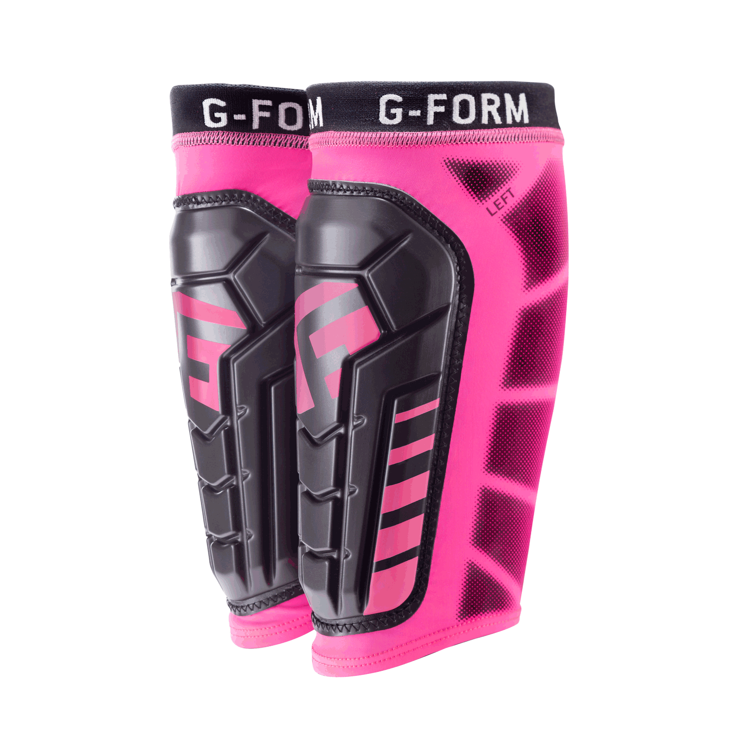 Youth Vento Shin Guard - Neon Pink