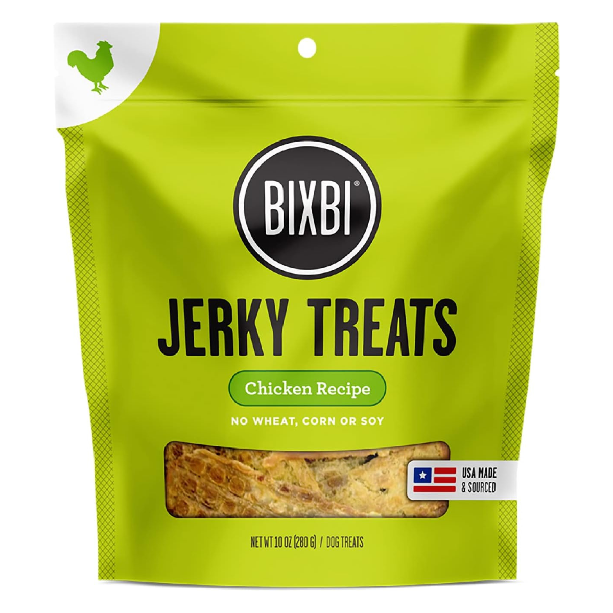 Bixbi Original Jerky Chicken Dry Dog Treats 10oz