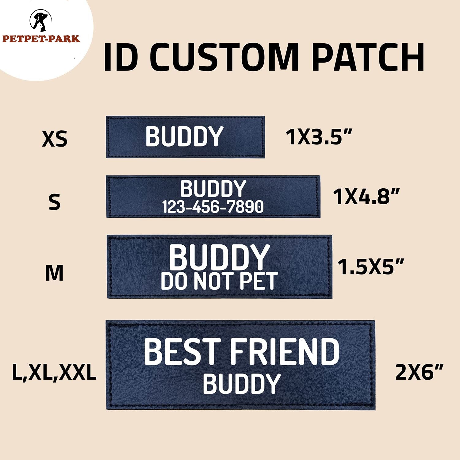 High-Quality Do Not Pet Patch