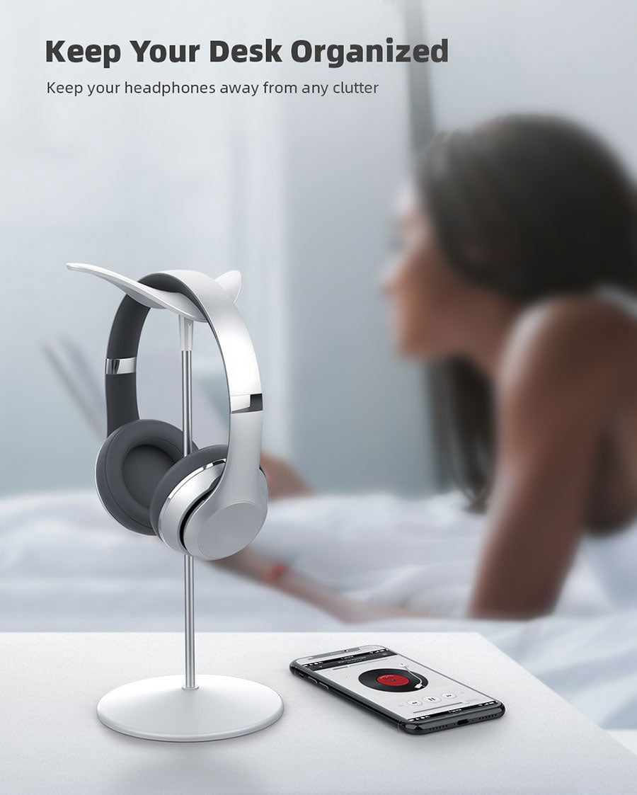 Lamicall Headphone Stand, Desktop Headset Holder, Earphone Stand